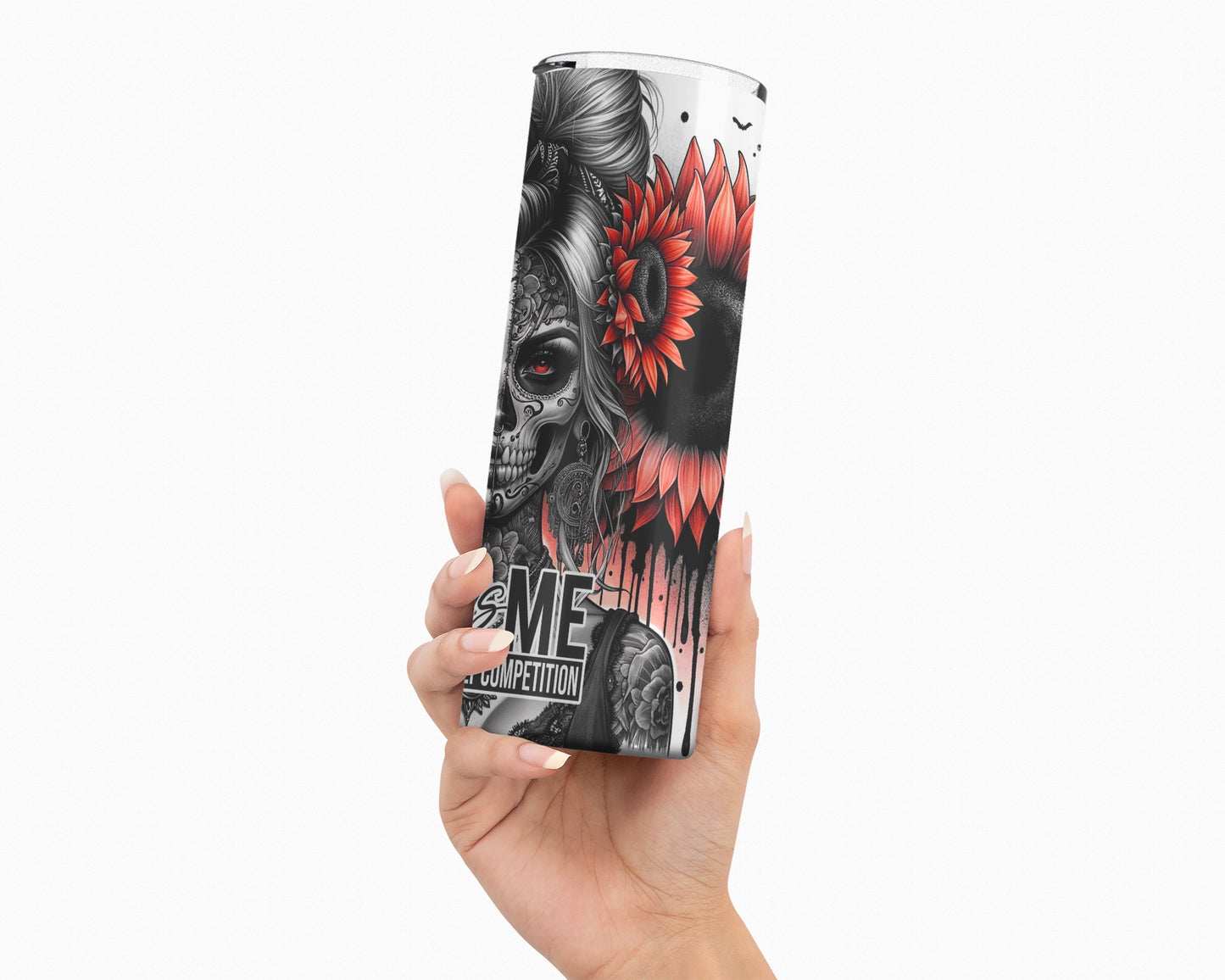 Me VS Me 20oz Tumbler - Empowerment for Your Inner Warrior, Motivational Self Love Tumbler With Straw, Inspirational Gift For Her