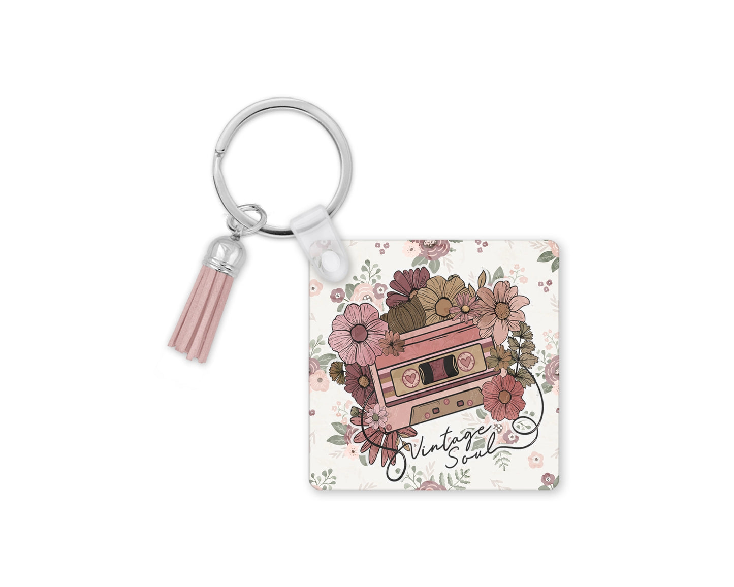 Vintage Soul Keychain – A Retro Classic for Your Keys! 🎶 Tape Cassette Keyring With Lanyard