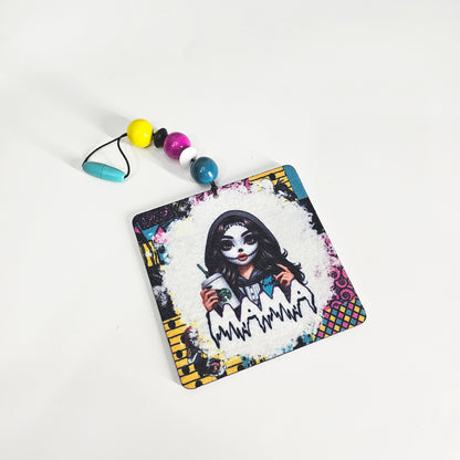 Mama Of Nightmares Air Freshener -  Rag Doll Patchwork Themed Small Spaces Hanging Diffuser - Gift For Mom