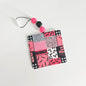 Tools Are A Girls Best Friend Air Freshener -  Pink Patchwork Themed Small Spaces Hanging Diffuser - Gift For Her