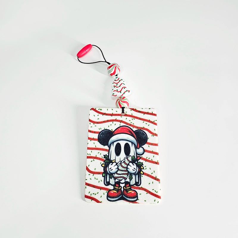 Merry Munchies Air Freshener - Christmas Cake Themed Small Spaces Hanging Diffuser