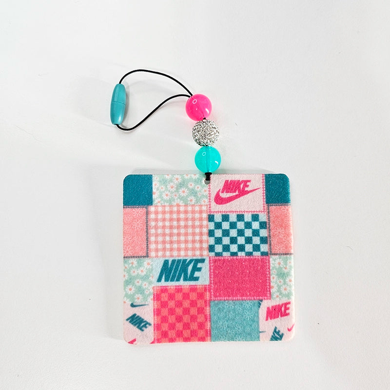 Patchwork Paradise Air Freshener – Fresh Kicks, Fresh Scents  -  Small Spaces Hanging Diffuser - Gift For Shoe Lovers