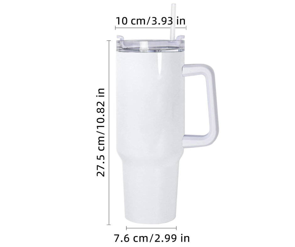 I'm Actually A Delight Tumbler - 40oz Funny Tumbler With Handle - Sarcastic Quote Tumbler With Straw