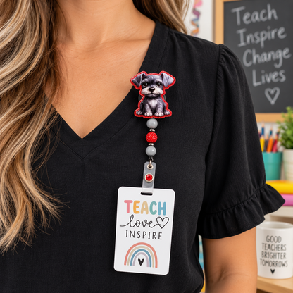 A Little Paw-sitivity | Interchangeable Puppy Badge Reel Topper & Badge Reel Set