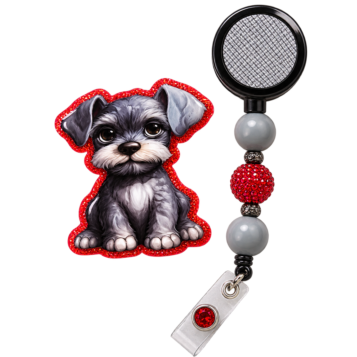 A Little Paw-sitivity | Interchangeable Puppy Badge Reel Topper & Badge Reel Set