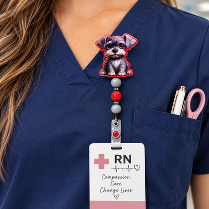 A Little Paw-sitivity | Interchangeable Puppy Badge Reel Topper & Badge Reel Set