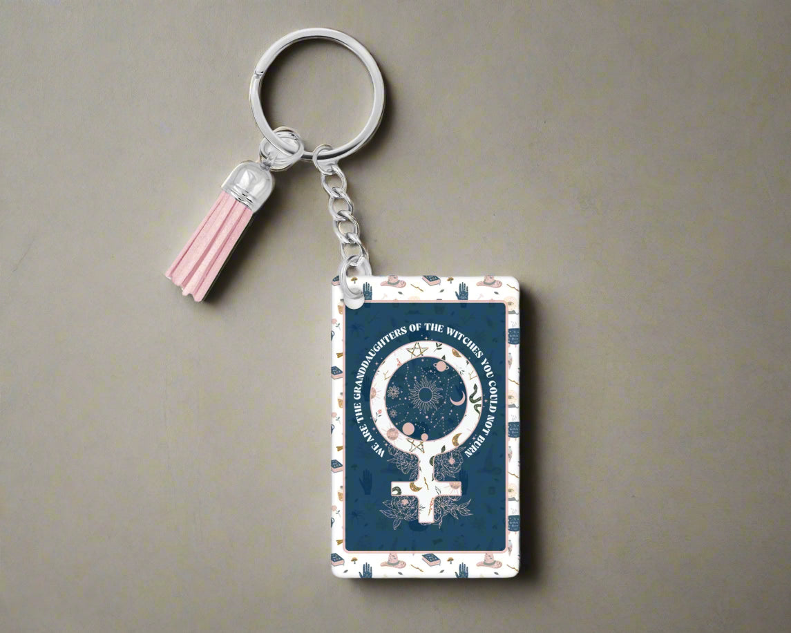 Bewitching Bond Wristlet Keychain – A Spellbinding Statement for Women's Rights- Equal Rights Lanyard