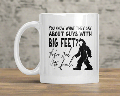 Bigfoot Banter Mug – A Legendary Blend of Humor and Coffee, Bigfoot Coffee Cup, Funny Mug For Hot Tea