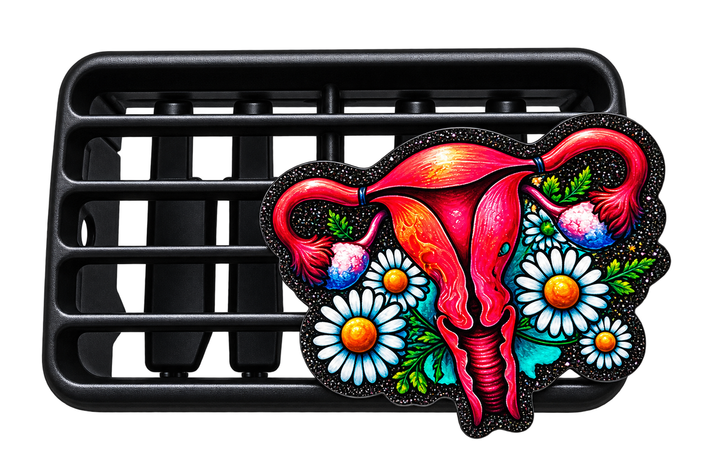 Bloom Where You Ovary | Interchangeable Badge Reel Topper & Accessories