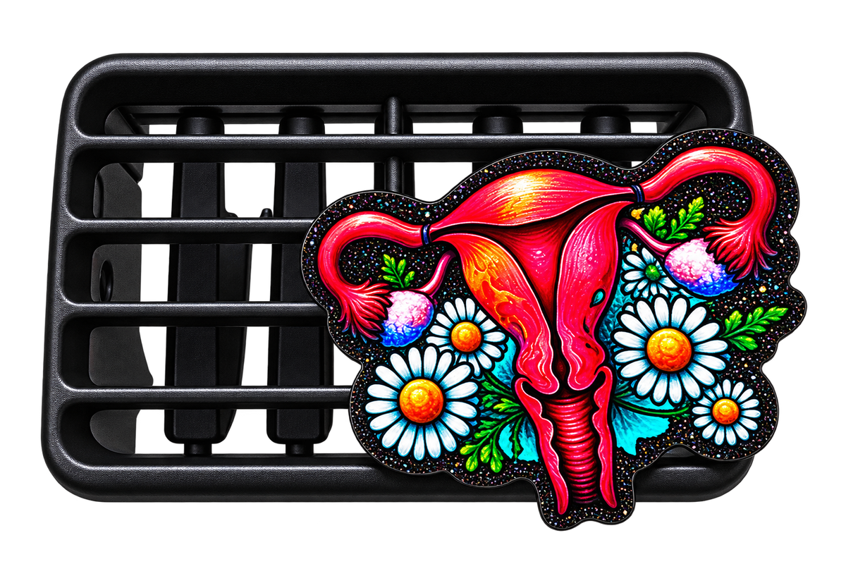 Bloom Where You Ovary | Interchangeable Badge Reel Topper & Accessories