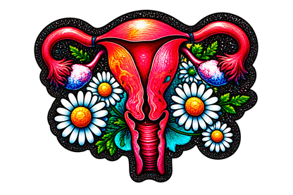Bloom Where You Ovary | Interchangeable Badge Reel Topper & Accessories