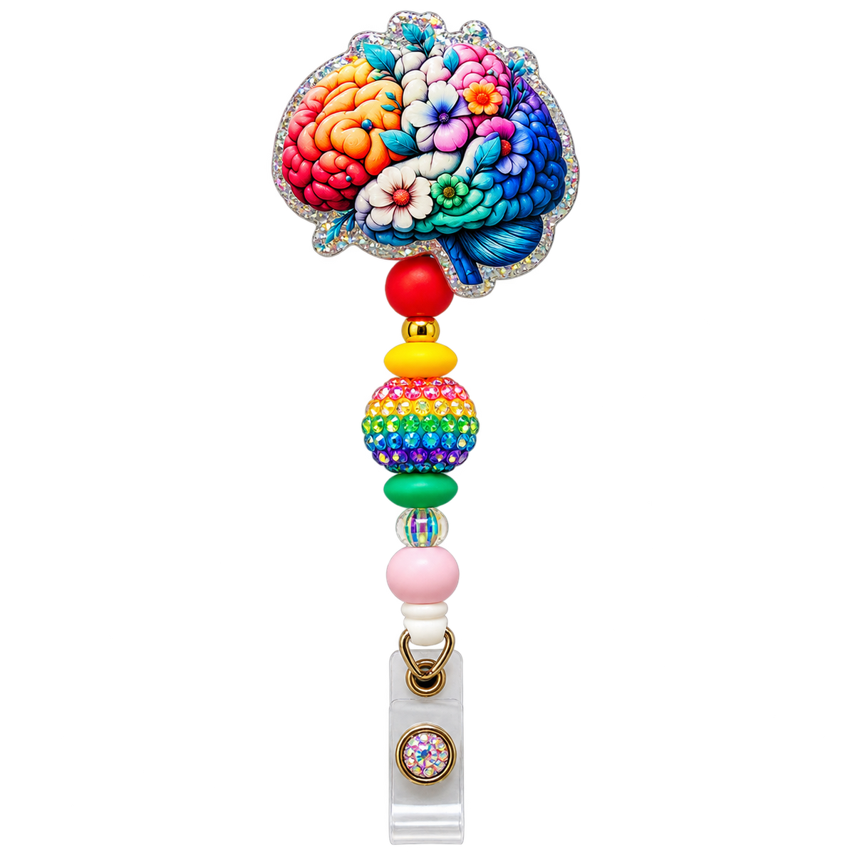 Blooming Brilliant | Interchangeable Badge Reel Topper & Accessories