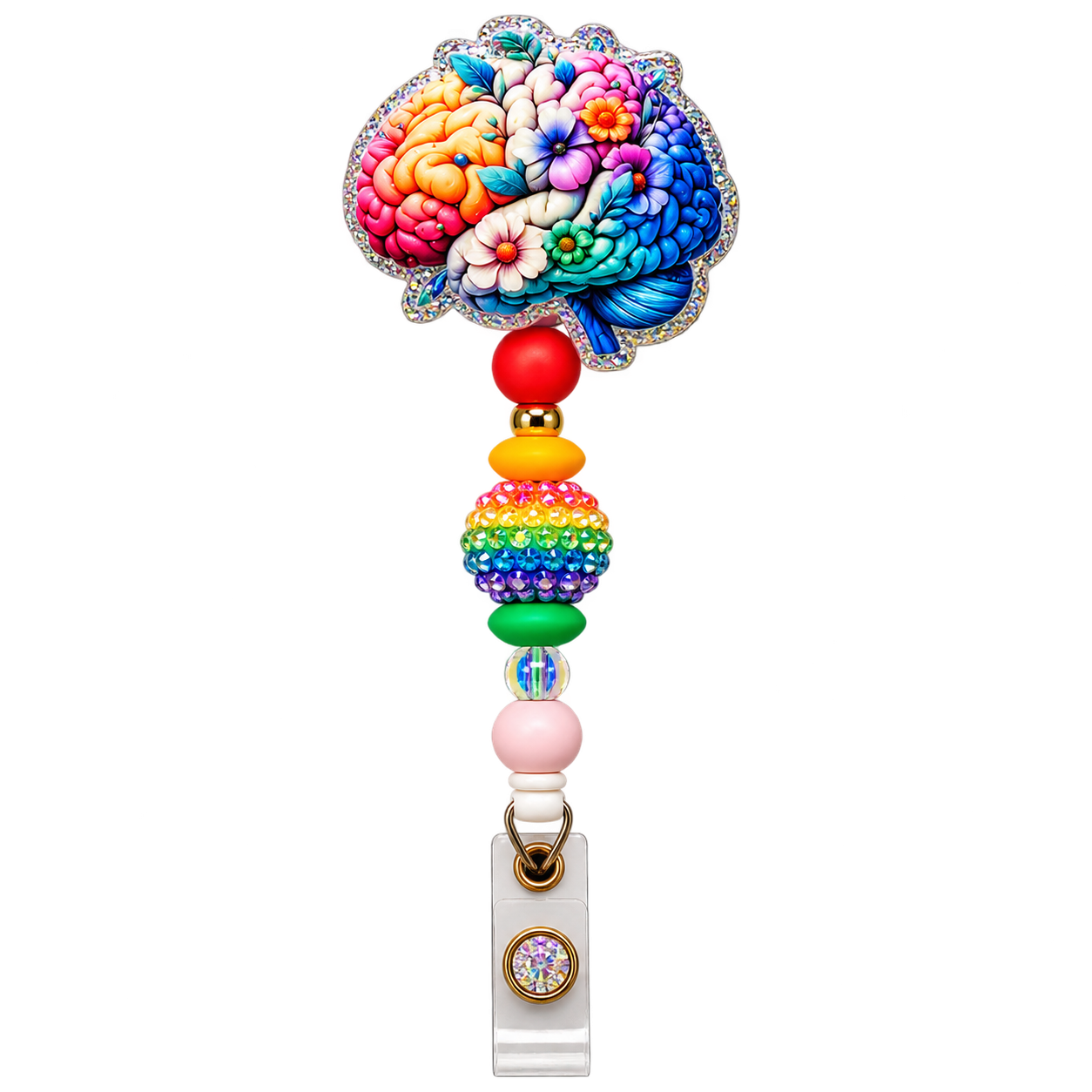 Blooming Brilliant | Interchangeable Badge Reel Topper & Accessories