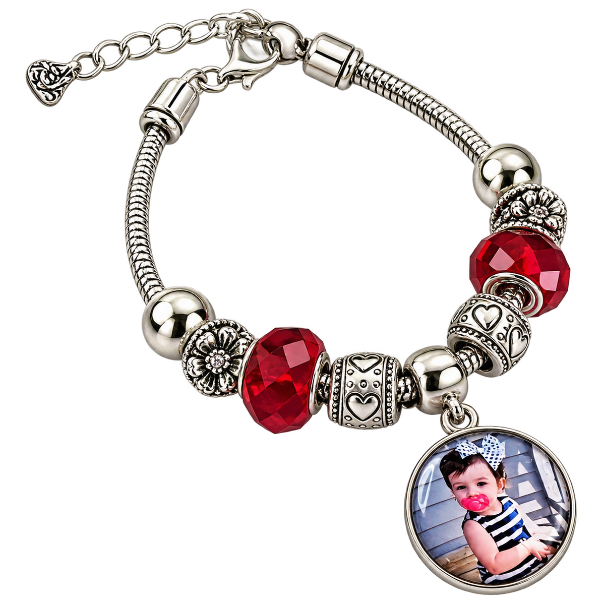 Carried With Love | Personalized Photo Charm Bracelet