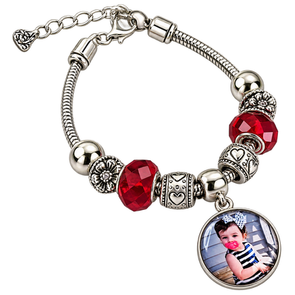Carried With Love | Personalized Photo Charm Bracelet