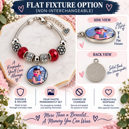 Carried With Love | Personalized Photo Charm Bracelet