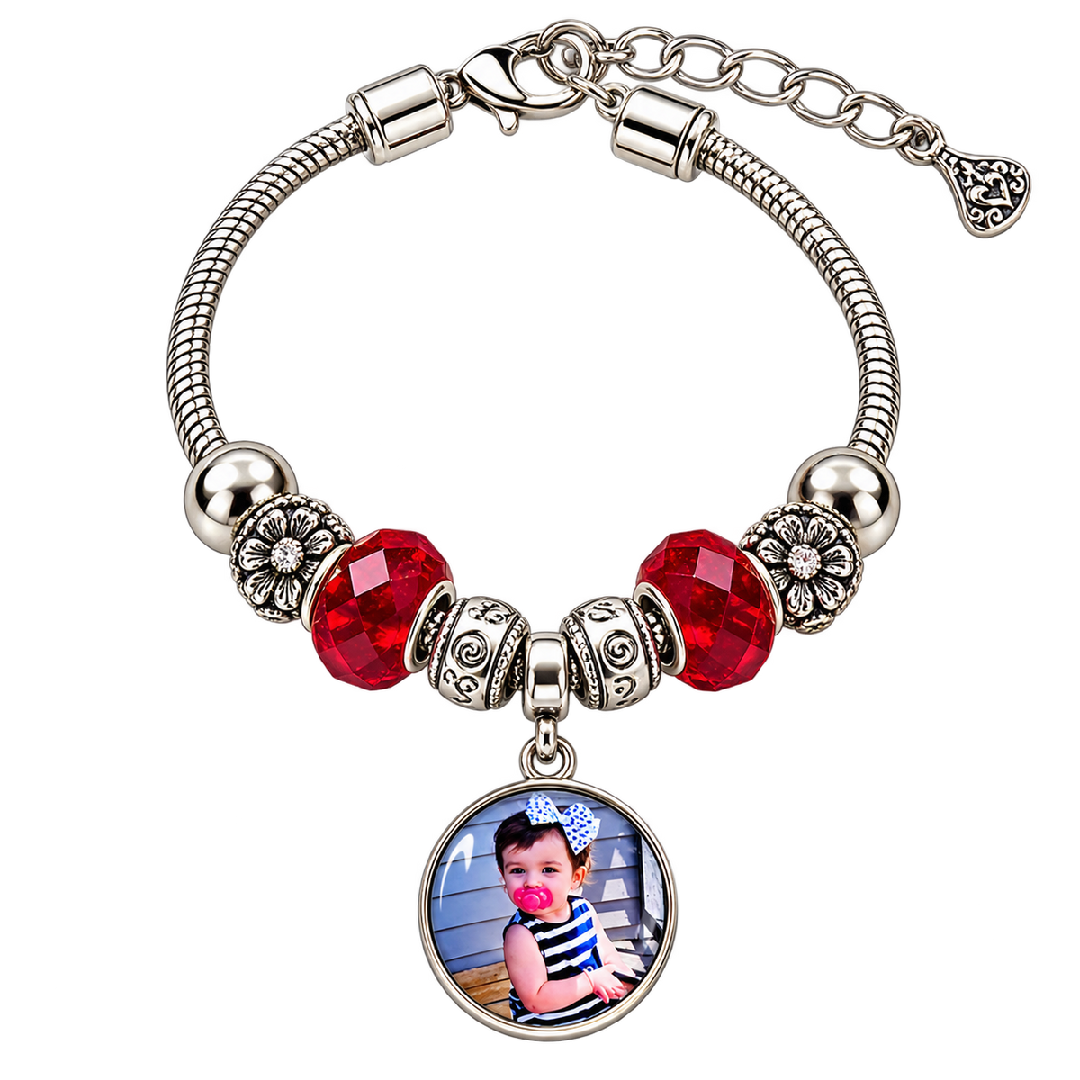 Carried With Love | Personalized Photo Charm Bracelet