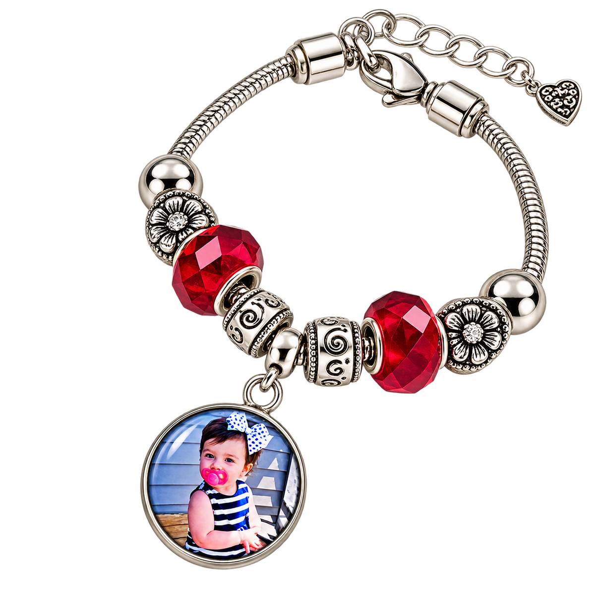 Carried With Love | Personalized Photo Charm Bracelet