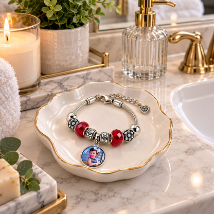 Carried With Love | Personalized Photo Charm Bracelet