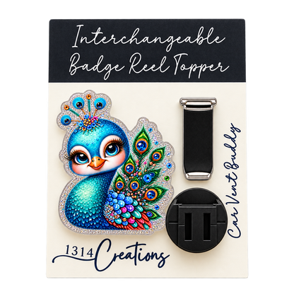 Feathers & Fabulous | Interchangeable Badge Reel Topper & Accessories