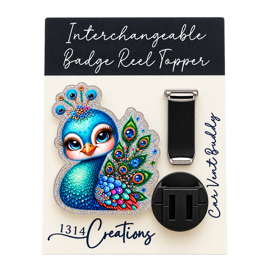 Feathers & Fabulous | Interchangeable Badge Reel Topper & Accessories