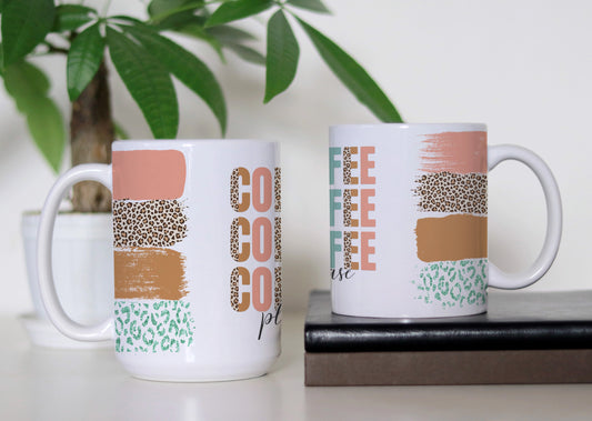 Java Jungle Mug – For the Caffeine-Obsessed & Wild at Heart! ☕Cute Leopard Print Hot Tea Cup ☕ Gift For Coffee Lovers