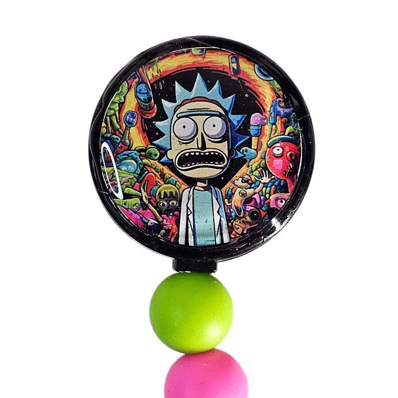 Mad Scientist Badge Reel: Unleash Your Inner Lab Rat! ✨ Cartoon Themed ID Holder ✨ Retractable Badge Holder ✨ Gift For Nurse 🔬