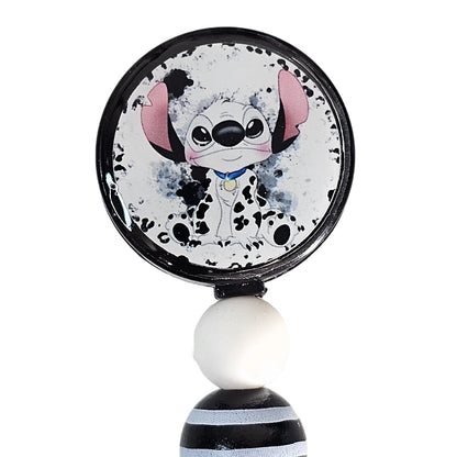 🐾 Pawsitively Chic: Cute Space Puppy Badge Reel!✨ Cartoon Themed ID Holder ✨ Retractable Badge Holder ✨ Gift For Nurses and Animal Lovers🐾