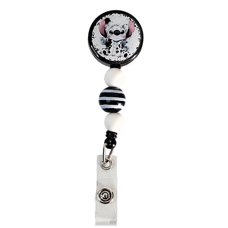 🐾 Pawsitively Chic: Cute Space Puppy Badge Reel!✨ Cartoon Themed ID Holder ✨ Retractable Badge Holder ✨ Gift For Nurses and Animal Lovers🐾