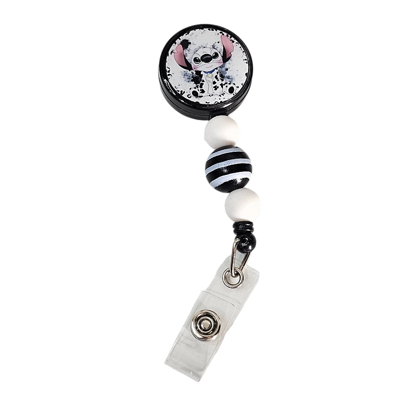 🐾 Pawsitively Chic: Cute Space Puppy Badge Reel!✨ Cartoon Themed ID Holder ✨ Retractable Badge Holder ✨ Gift For Nurses and Animal Lovers🐾