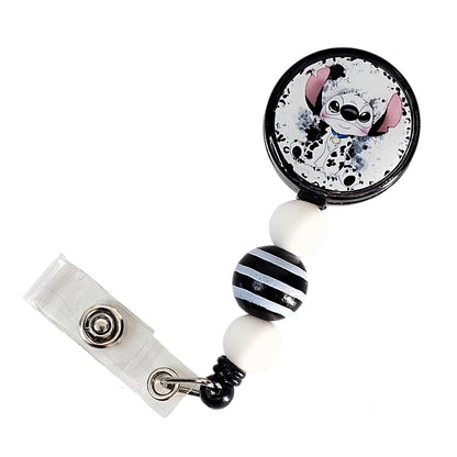 🐾 Pawsitively Chic: Cute Space Puppy Badge Reel!✨ Cartoon Themed ID Holder ✨ Retractable Badge Holder ✨ Gift For Nurses and Animal Lovers🐾