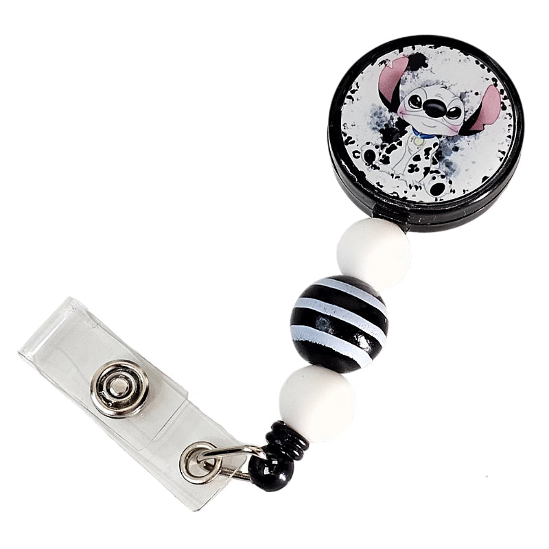 🐾 Pawsitively Chic: Cute Space Puppy Badge Reel!✨ Cartoon Themed ID Holder ✨ Retractable Badge Holder ✨ Gift For Nurses and Animal Lovers🐾