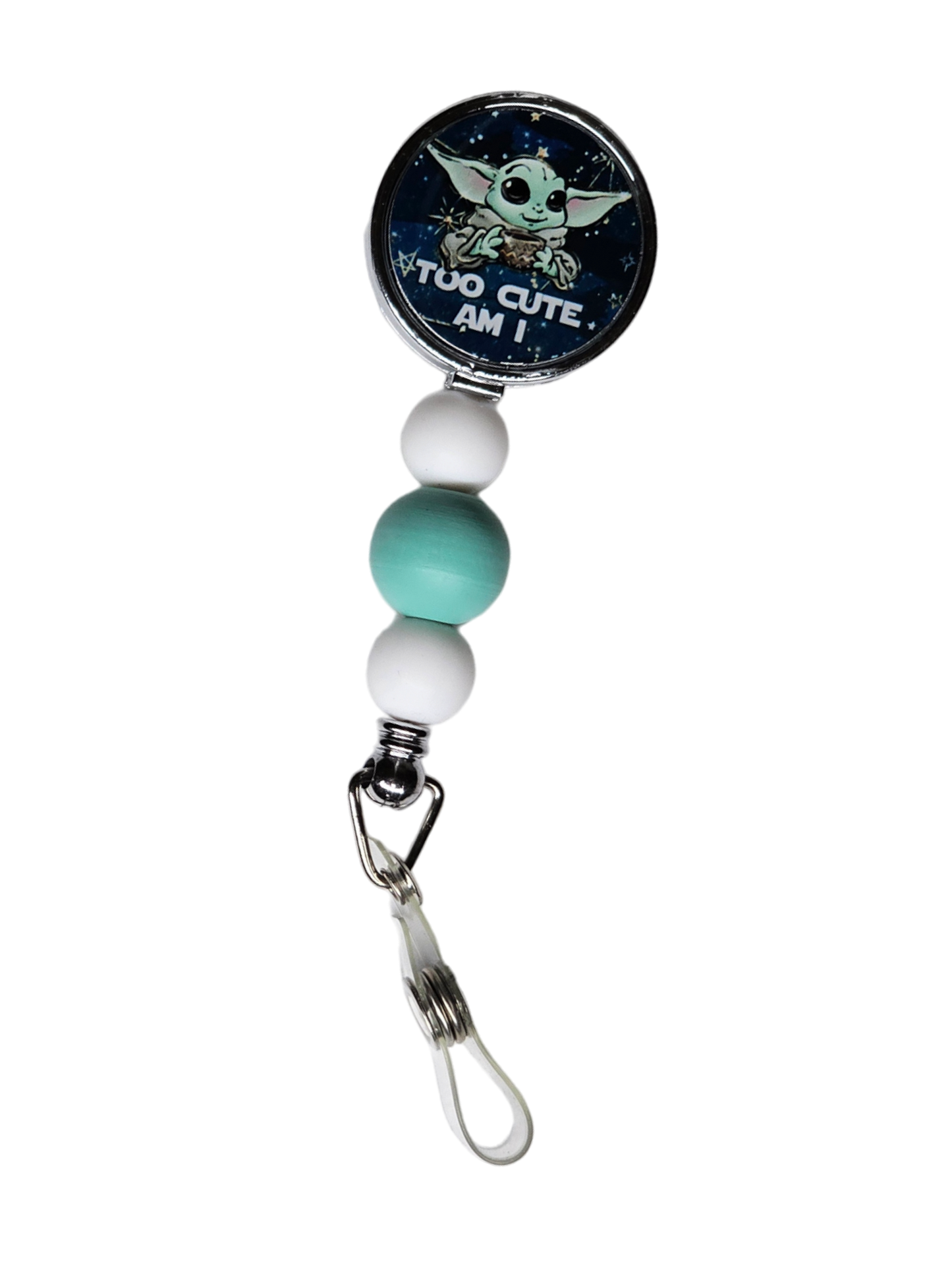 Boost Your Workday with the Too Cute I Am ID Holder! 👽 Alien ID Holder 👽 Cute Badge Reel 👽 Gift For Nurse