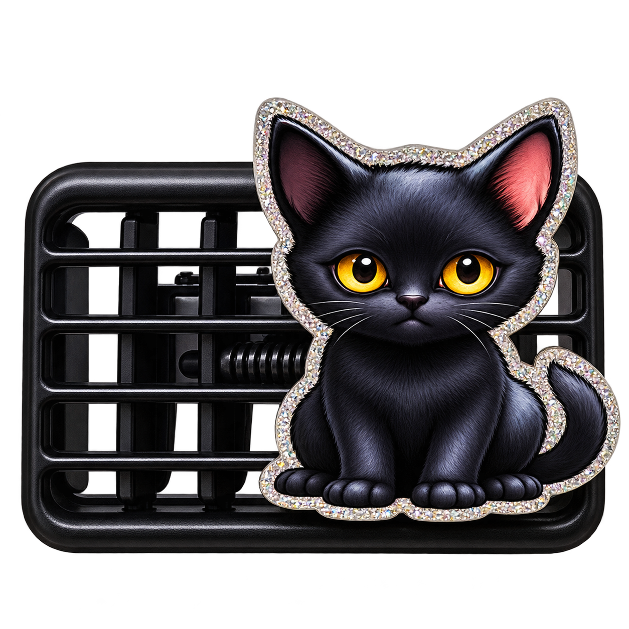 Purr-fectly Unbothered | Interchangeable Badge Reel Topper & Accessories