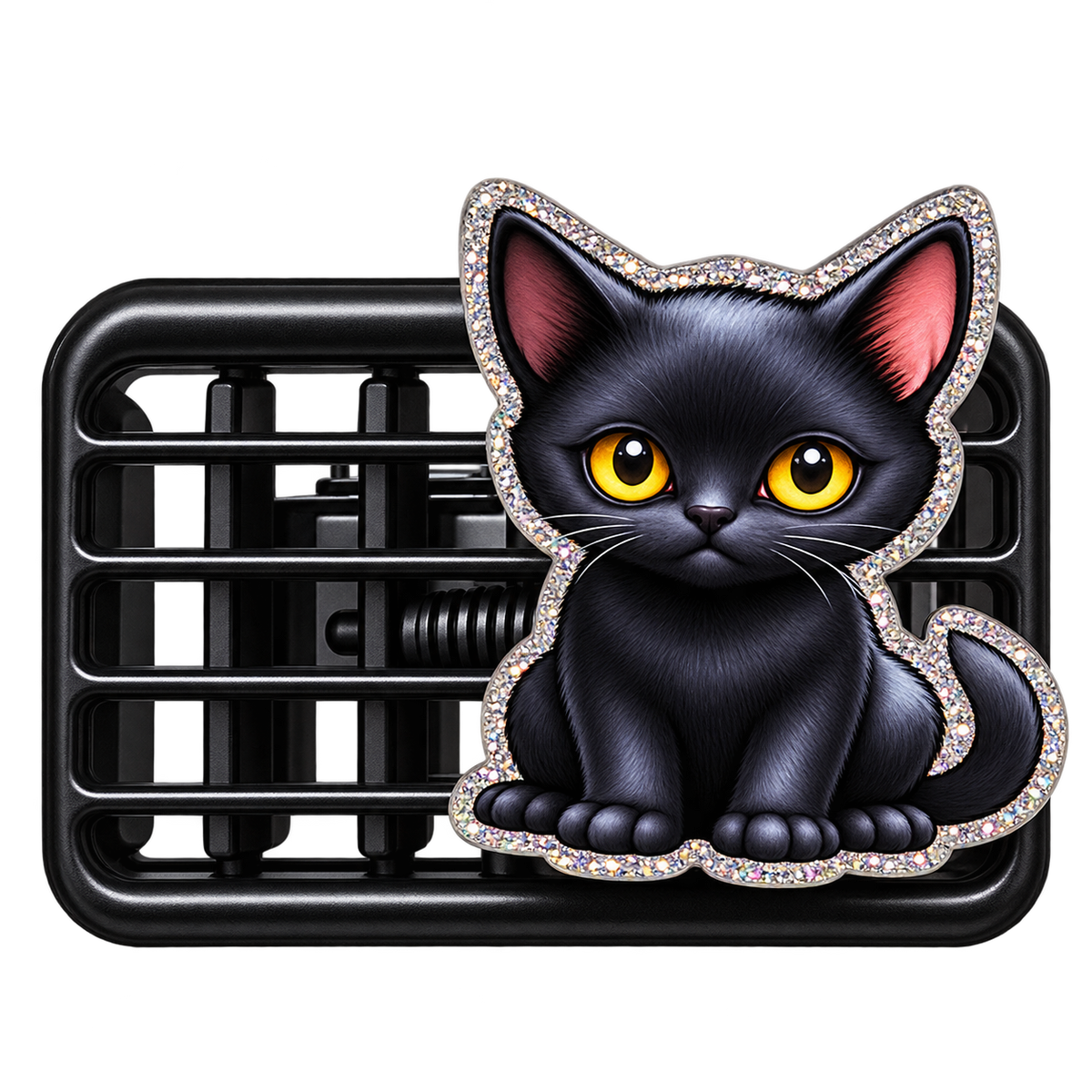 Purr-fectly Unbothered | Interchangeable Badge Reel Topper & Accessories