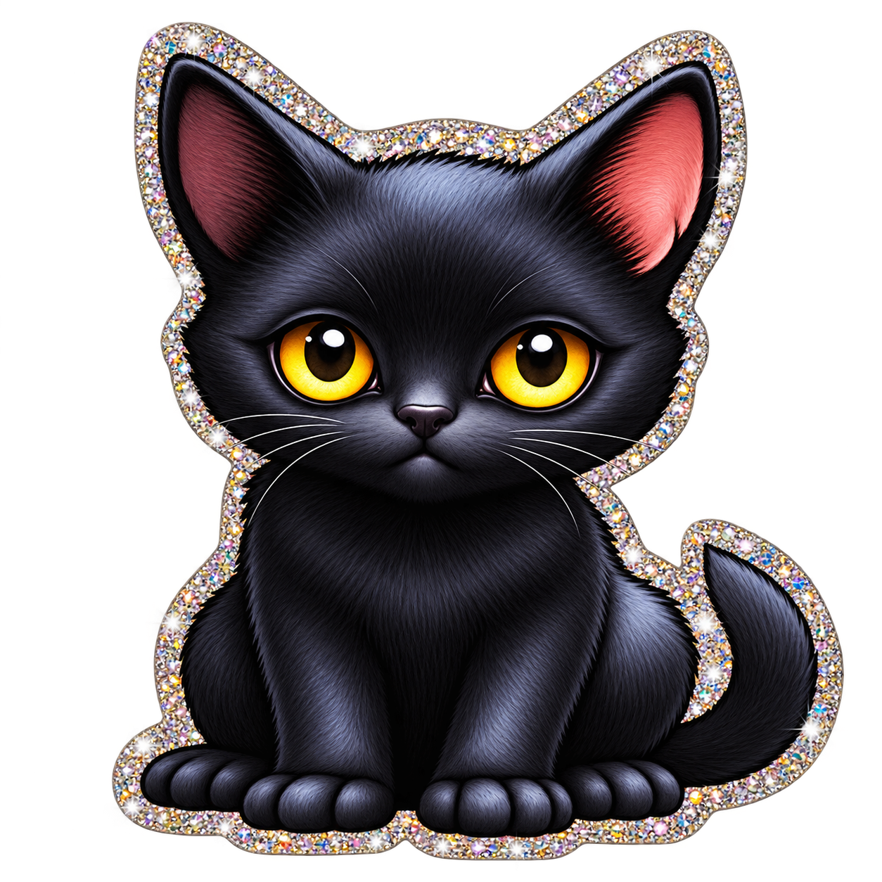 Purr-fectly Unbothered | Interchangeable Badge Reel Topper & Accessories