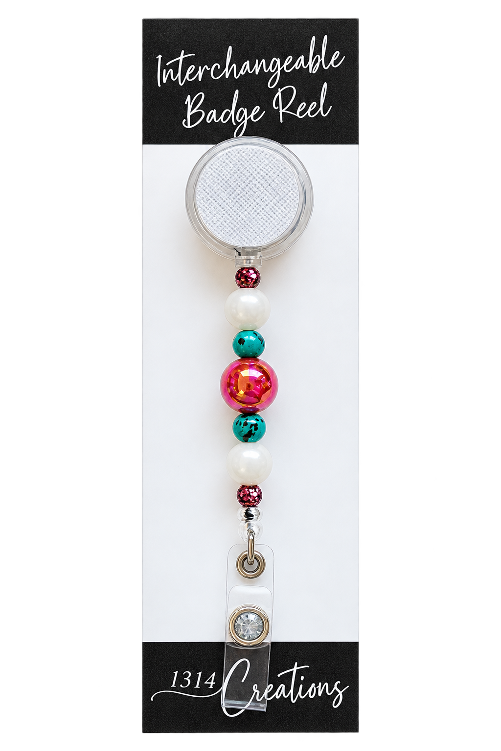 Roar Into the Workday | Dinosaur Interchangeable Badge Reel & Topper Set