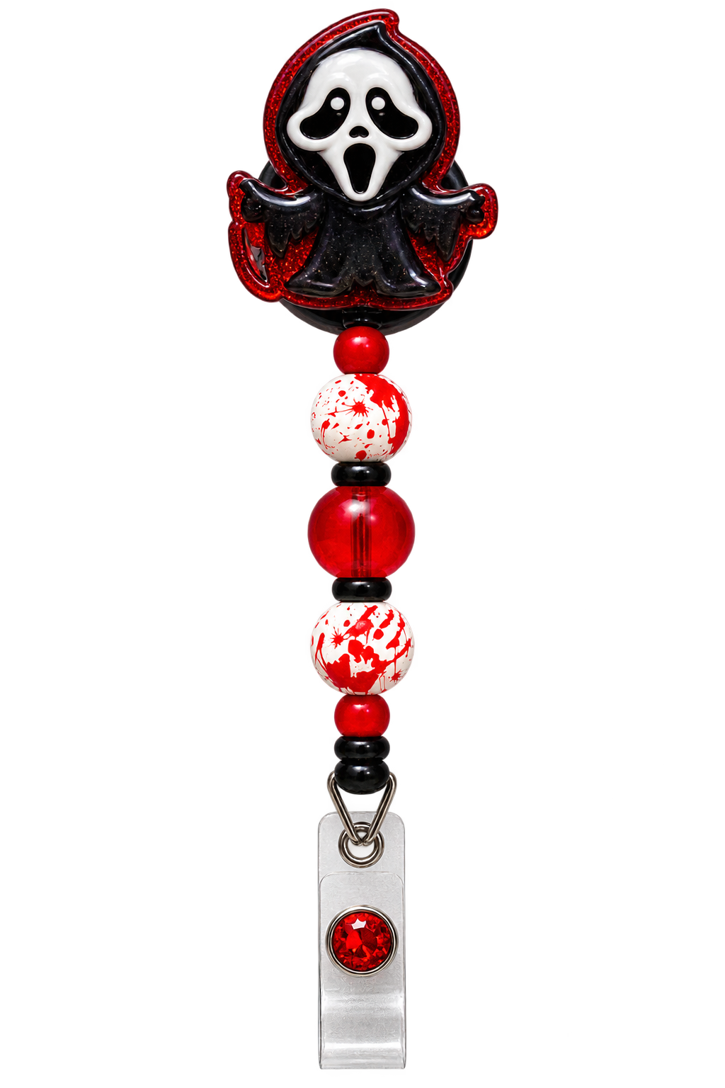 Screamin’ Through My Shift | Interchangeable Badge Reel Topper & Accessories
