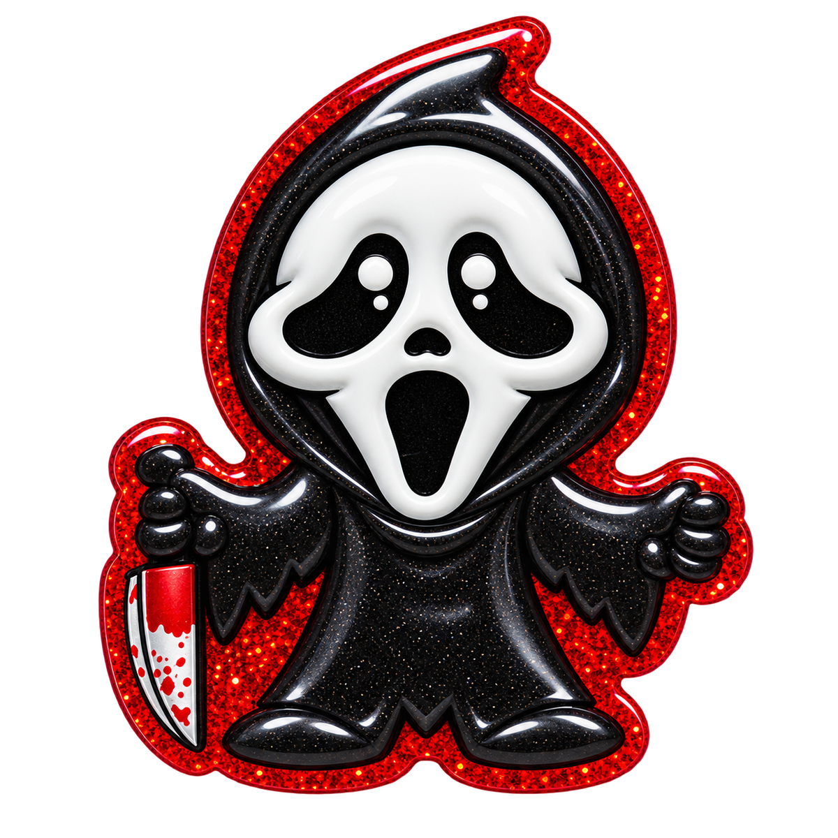 Screamin’ Through My Shift | Interchangeable Badge Reel Topper & Accessories