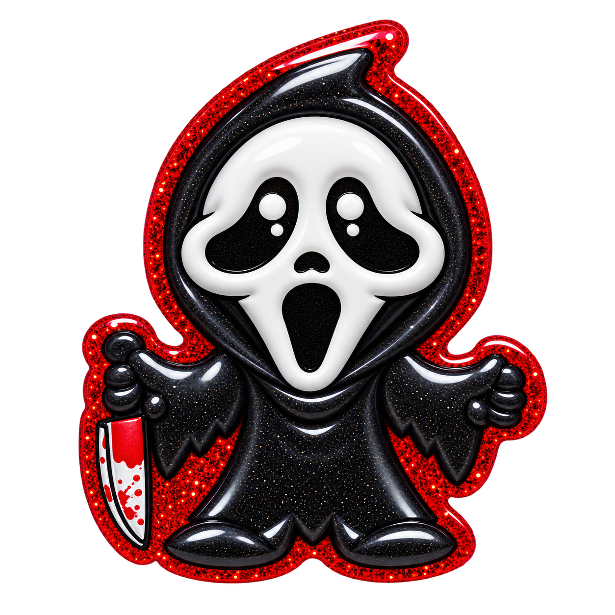 Screamin’ Through My Shift | Interchangeable Badge Reel Topper & Accessories