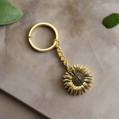 Sunflower Blossom Keychain – A Radiant Keepsake to Brighten Your Day 🌻 Personalized Gift for Mom