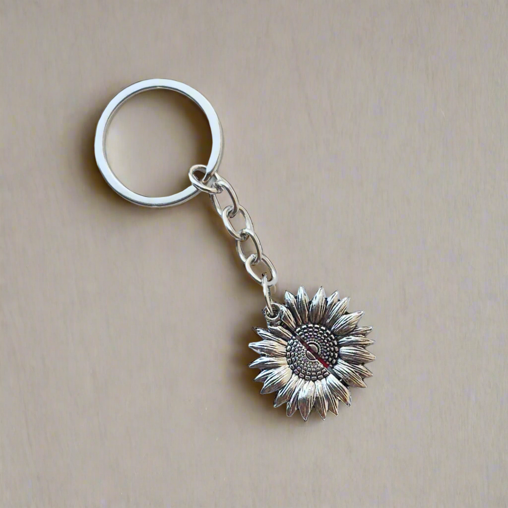 Sunflower Blossom Keychain – A Radiant Keepsake to Brighten Your Day 🌻 Personalized Gift for Mom