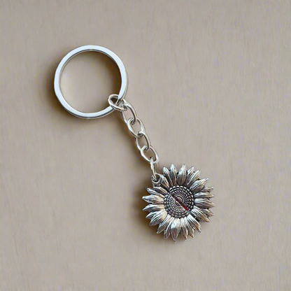 Sunflower Blossom Keychain – A Radiant Keepsake to Brighten Your Day 🌻 Personalized Gift for Mom