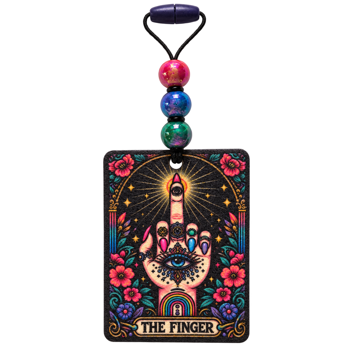 The Universe Has Spoken | Beaded Felt Air Freshener + 2 mL Fragrance Spray