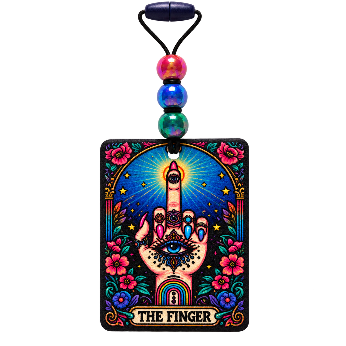The Universe Has Spoken | Beaded Felt Air Freshener + 2 mL Fragrance Spray