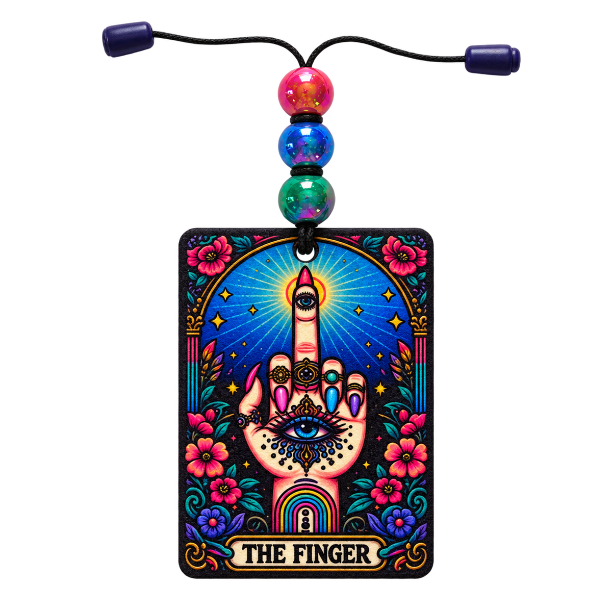 The Universe Has Spoken | Beaded Felt Air Freshener + 2 mL Fragrance Spray