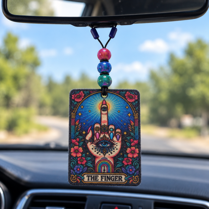 The Universe Has Spoken | Beaded Felt Air Freshener + 2 mL Fragrance Spray