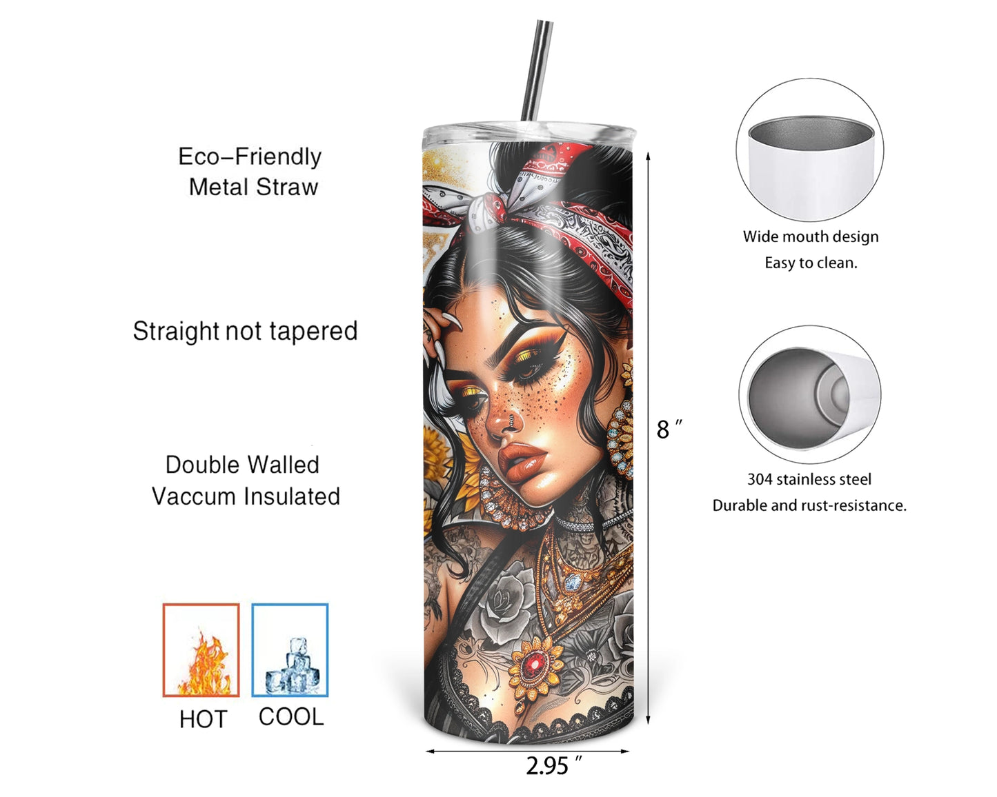 A Fun Thing To Do In The Morning Tumbler / Sassy 20oz Tumbler With Straw / Gift For Her