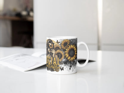 Anti Social Butterfly Mug, Coffee Cup For Introverts, Gift For Butterfly Lovers