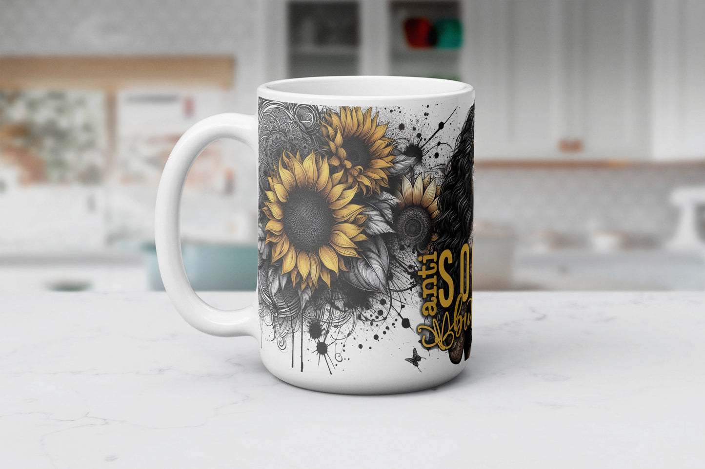 Anti Social Butterfly Mug, Butterfly Coffee Cup, Gift For Introverts